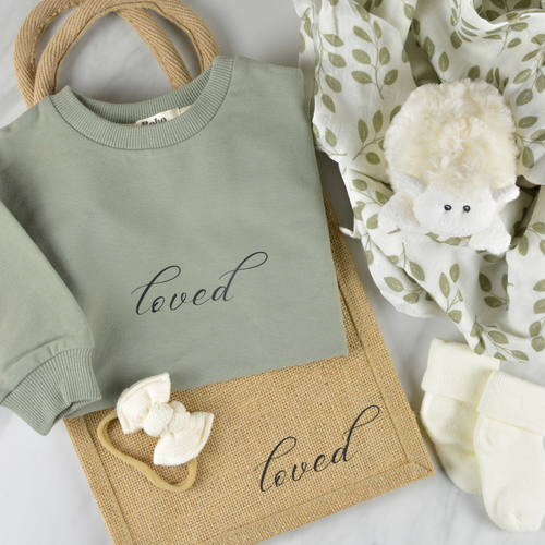 "Loved" Baby Gift Set