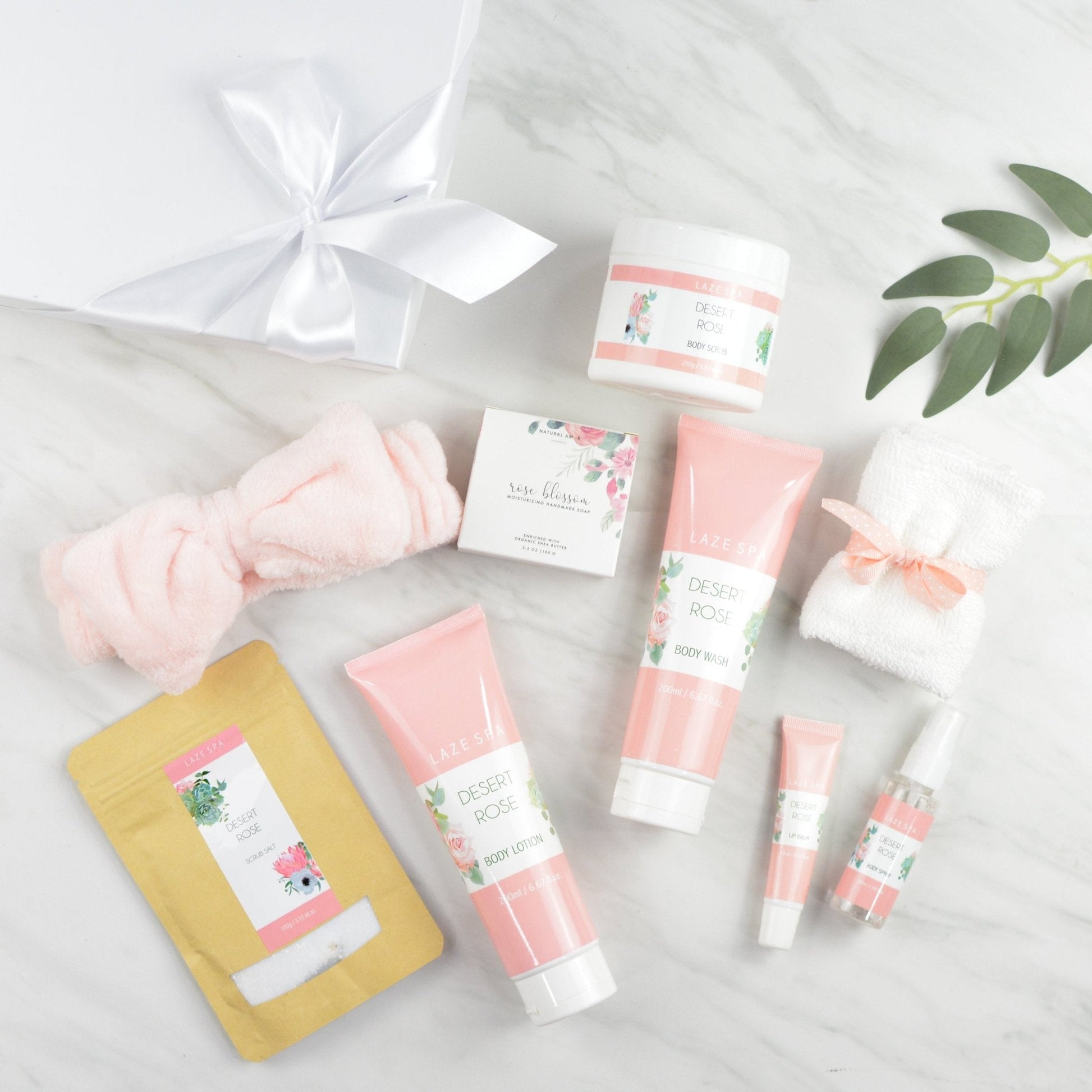 Desert Rose Spa Gift Basket